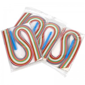 Colored paper strip